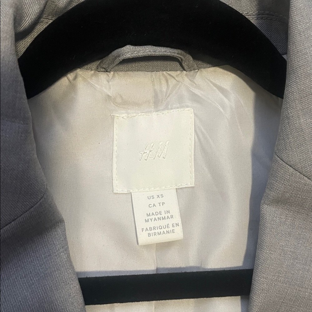 Gray Women’s  Blazer XS H&M - Picture 4 of 5